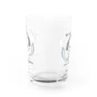 itsuto-こねこしょうしょうめんへらのならび「こわくないじかん」 Water Glass :front