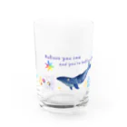 おもしろかわいいは正義！の出来ると信じれば Water Glass :front