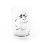 あっQ屋のアカギツネ Water Glass :front