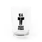 TACOSYALOW248laのEL T YALOW MASFINO Water Glass :front