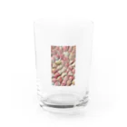 iroasobi_artのtexture_pink Water Glass :front