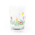 カワラリマーの花畑の風船散歩 Water Glass :front