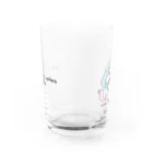 itsuto-こねこしょうしょうめんへらのグラス「とってきぃたあああ/ぺんぎんver」＋たんぶらー Water Glass :front