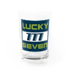 もちつもたれつのおみせのLUCKY SEVEN Water Glass :front