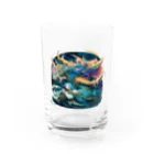 KAZAHANAの竜と少女 Water Glass :front