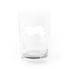 bow and arrow のグレートピレニーズ Water Glass :front