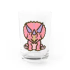 segasworksのホリドゥスちゃん（ゆるトリケラトプス ） Water Glass :front