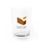 m.のこれが本当のキャロットケーキ。 Water Glass :front