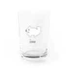 優しい世界のお店のかわいいINU Water Glass :front