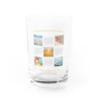 この星スーベニアショップ（すずり店）の【英】夏のよろこび Water Glass :front