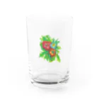 穂田ぽたのパンジーのミニ Water Glass :front