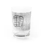 はやかわの3本足のスキップ#008 Water Glass :front
