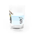 いきものや　のの（別館）のコウテイペンギンのおやこ（背景あり） Water Glass :front