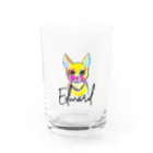 りえど工房のcolorful💖エド生誕シリーズ Water Glass :front