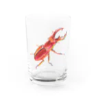 shibaririsのクワガタ Water Glass :front