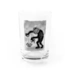 ハラDの風変わりショップのクモの巣男 Water Glass :front