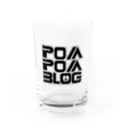 mf@PomPomBlogのPom City Four Logo（black） グラス前面