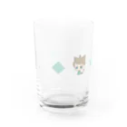 Uni mode　の月と太陽　ぺあぐらす（ぼーい） Water Glass :front