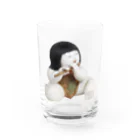 メディア木龍・谷崎潤一郎研究のつぶやきグッズのお店の御所人形 笛吹き童子 Water Glass :front