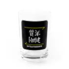 C.H.P WORKSの質実剛健(SHITSUJITSUGOUKEN)- 漢字ロゴデザイン（四字熟語） Water Glass :front