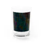 水草のサイバーな都市の地図 Water Glass :front