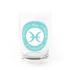 Yuko’ｓ Galleryの12星座キーフレーズ&パワーカラー～うお座～ / 12 zodiac key phrase & power colour - Pisces - Water Glass :front