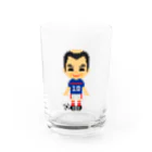 みっちの[ドット絵] サッカー選手 Vol.004 Water Glass :front