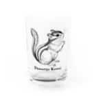 yuigraphicのシマリスかわいい Water Glass :front