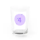 shibaririsの数字かくれんぼ「4」クワガタ Water Glass :front