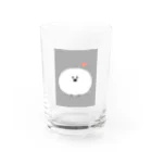 とりの店のシマエナガ(だんご) Water Glass :front