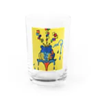 suuのカラフルカエル Water Glass :front