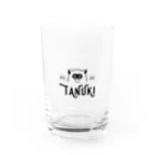 mogura_tanukiのtanuki_vintage01 Water Glass :front