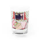 shiwon art worksのうさぎのパジャマを着て Water Glass :front