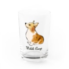 犬グッズの店しえるぶるーのコーギー　～犬種シリーズ～ Water Glass :front