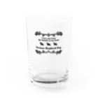 onehappinessのジャーマンシェパードドッグ　wing　onehappiness Water Glass :front