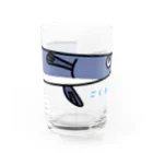 B-catの魚だじゃれシリーズ「ごくろうサンマ」コップ系 Water Glass :front