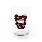 asami_sanの花がらのもこもこ Water Glass :front