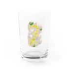 magasin de chaosのヒョウモントカゲモドキくんと草 Water Glass :front