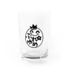 KAYO,s SHOPのぷゆまる（ブラック） Water Glass :front