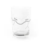 まつのき商店のゆるい槍穂高 Water Glass :front