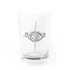 Ocean Gardenの先生ここにも目あるよ Water Glass :front