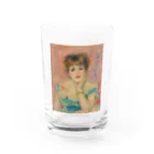 世界美術商店の女優ジャンヌ・サマリーの肖像 / Portrait of the Actress Jeanne Samary Water Glass :front