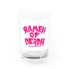 (仮)麺食堂のRAMEN OF DEATH Water Glass :front