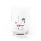 Matteson designのとなりの力士 Water Glass :front