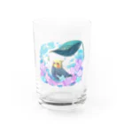 らる_haruの雨宿りオカメ Water Glass :front