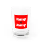 JamyJamyStudioのJamyJamyStudio公式ロゴグッズ グラス前面
