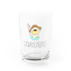 おもちまるの夏のゆるい犬 Water Glass :front