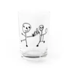 うなぎ屋のじゃんけんぽん Water Glass :front