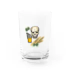 a-bow's workshop(あーぼぅズ ワークショップ)のSkullBeer Water Glass :front