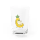 fruitsidestoryのパイナップルチェアでおやすみ Water Glass :front